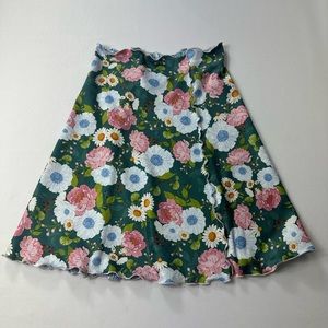 Haystacks HAPPY CHANCE SWITCHSTACKS REVERSIBLE BIAS SKIRT floral size XS